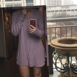 Lavender T-shirt dress